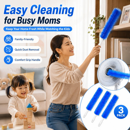 🧹Bendable Microfiber Head,Reusable Dust Remover💨