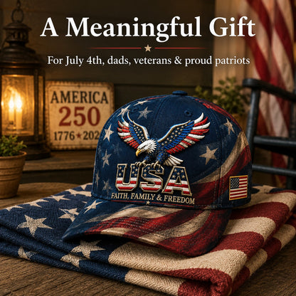 USA Faith, Family & Freedom Cap