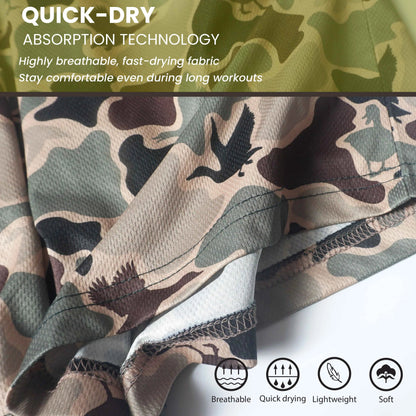 🔥Last Day 50% OFF - Pack 3 Duck Hunting Camo Shorts