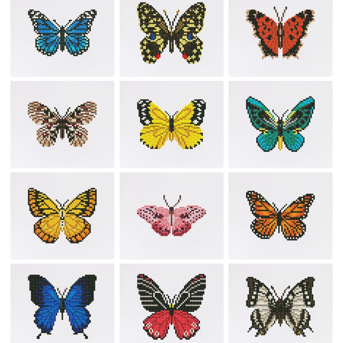 ✨ Mini Diamond Painting Postcard Set