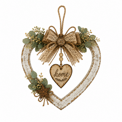 Rustic Farmhouse Heart Wall Decor