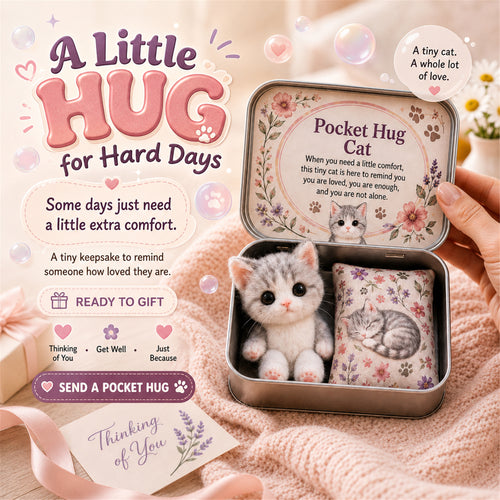 Pocket Hug Mini Plush Animal Gift Box