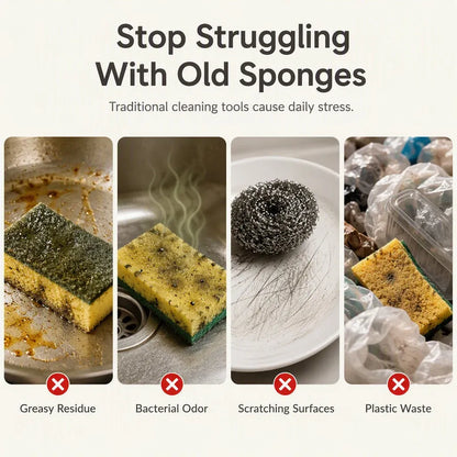 🔥🥗✨Cute fruit-shaped dishwashing sponge brush🧴🍲