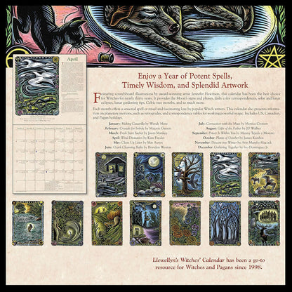 🕯️Llewellyn's 2027 Witches' Calendar – Premium Wall Calendar & Witchy Gift