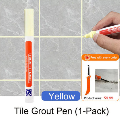 🔥Anti-mould and waterproof joint pen for ceramic tiles