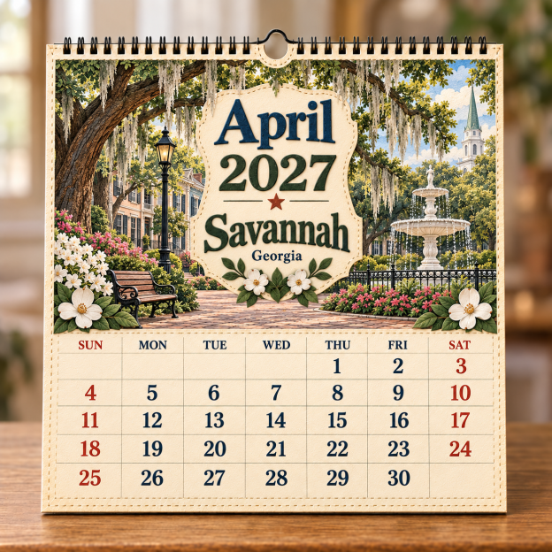 🧳 2027 Timeless American Destinations Wall Calendar
