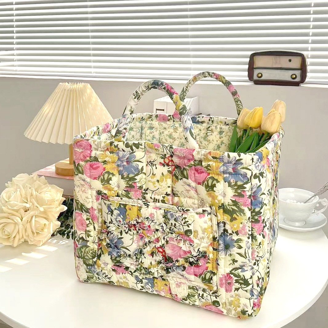 💐💥Boho Fabric Storage Basket🌸