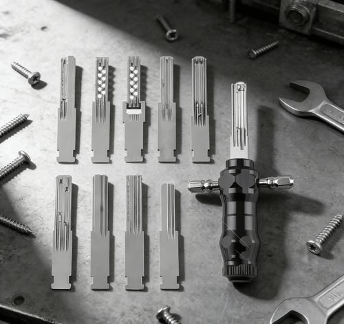 🔥🔥LAST DAY SALE 49% OFF-🔐Tubular Lock Pick Set: 9-in-1 Precision Unlocking Tool for Locksmiths