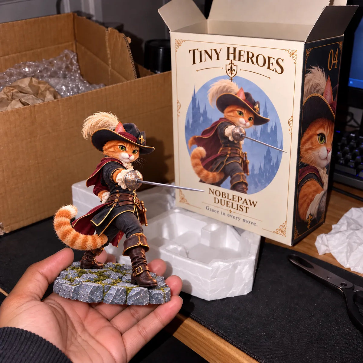 Tiny Heroes – Collection of fantasy animal figures 🐾⚔️