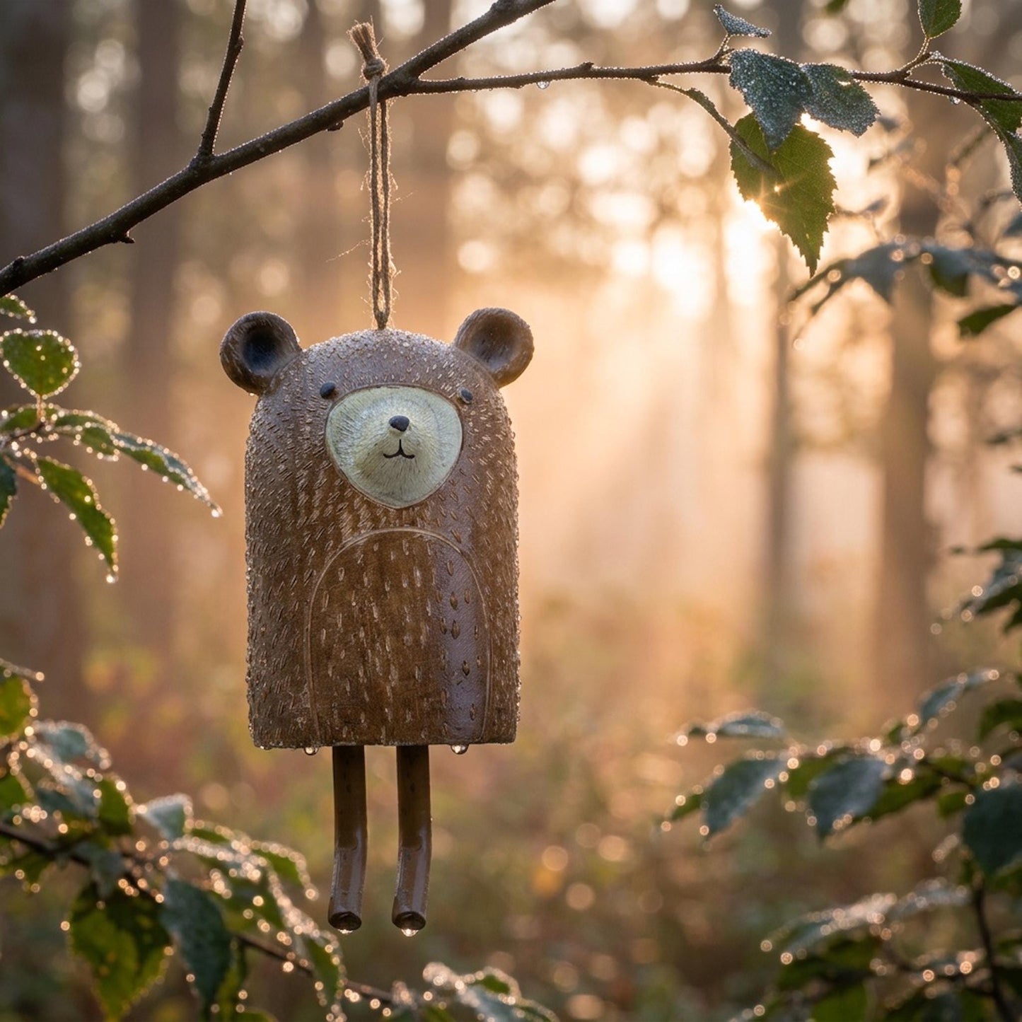 Handmade Whimsical Animal Wind Chime Ornaments