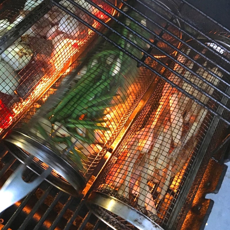 🔥Rolling Grilling Basket🍖