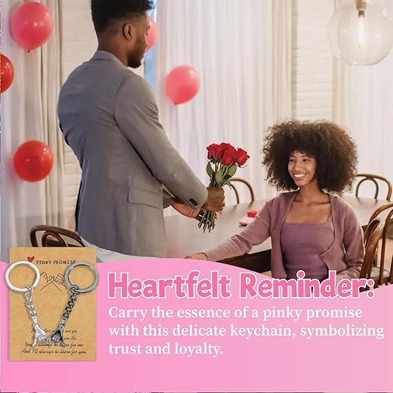 🎁💖Valentines Day Gifts💖 Pinky Promise Gift Matching Couple Gifts