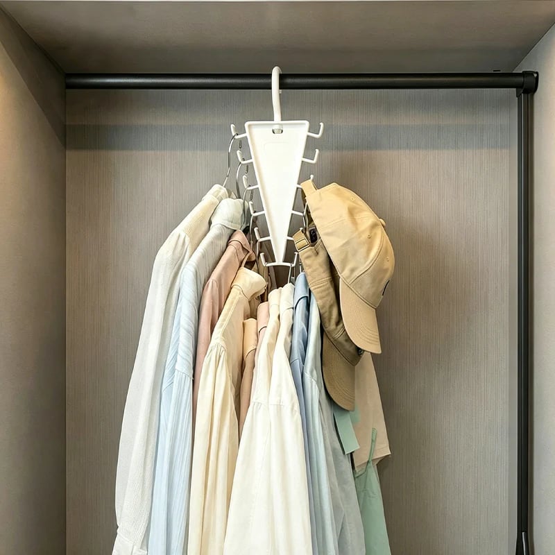 🔥Multifunctional Triangle Closet Organizer