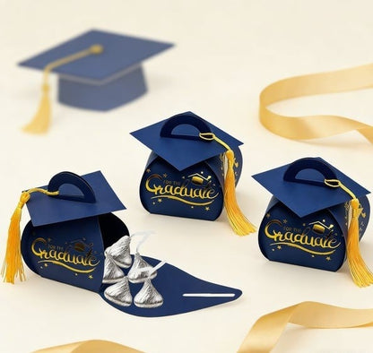 🔥🔥2026 Graduation Candy Box with Tassel Table Centerpieces-Graduation Cap Gift Boxes🎁