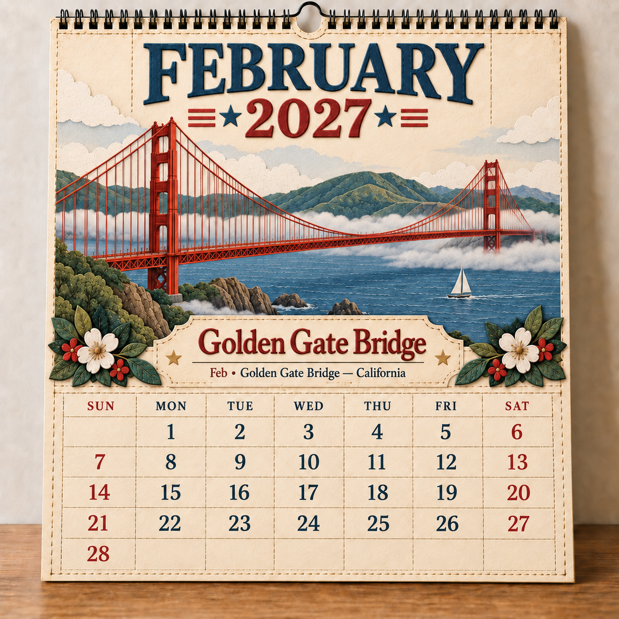🗽 2027 America’s Iconic Landmarks Wall Calendar
