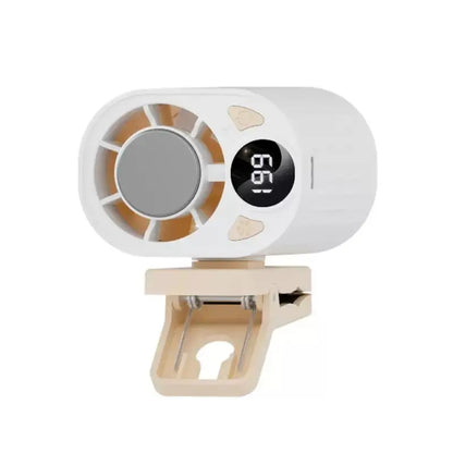 Portable car LCD fan with 360°