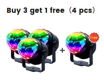 🔥Colorful Rotating Magic Disco Ball Light