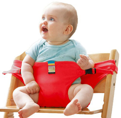 🔥Baby High Chair Seat Belts - Portable Dining Straps Holder