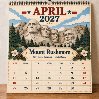 🗽 2027 America’s Iconic Landmarks Wall Calendar