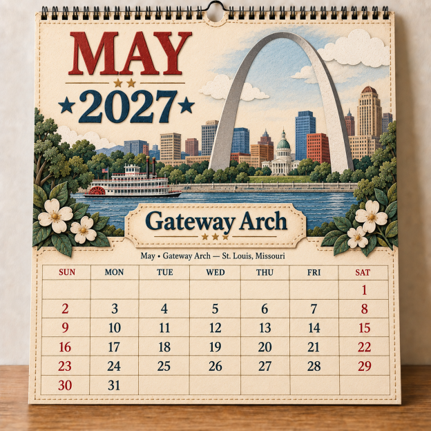 🗽 2027 America’s Iconic Landmarks Wall Calendar