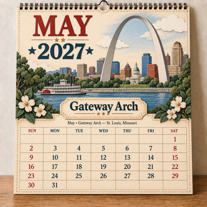 🗽 2027 America’s Iconic Landmarks Wall Calendar