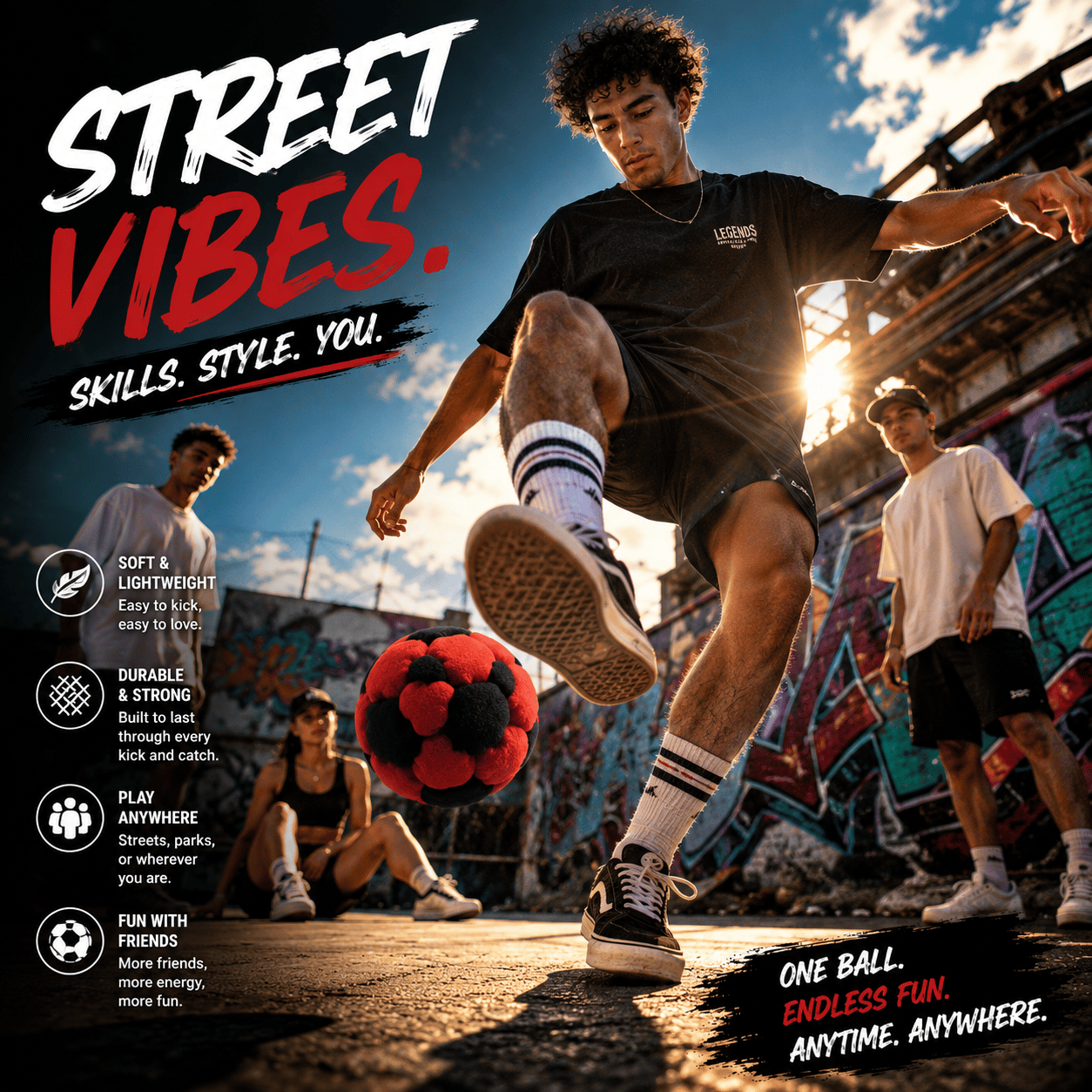 Soccer Hackys Footbag Sacks for Endless Outdoor Fun and Skill Challenges
