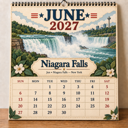 🗽 2027 America’s Iconic Landmarks Wall Calendar