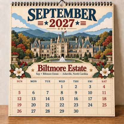 🗽 2027 America’s Iconic Landmarks Wall Calendar