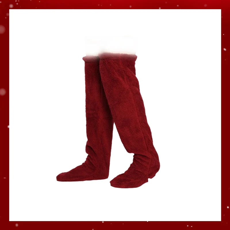 💕Velvety Fleece Knee Socks For Christmas❄️