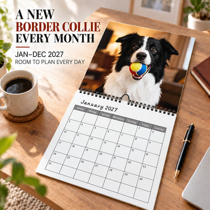 🐶 Cowboy Border Collie 2027 Calendar