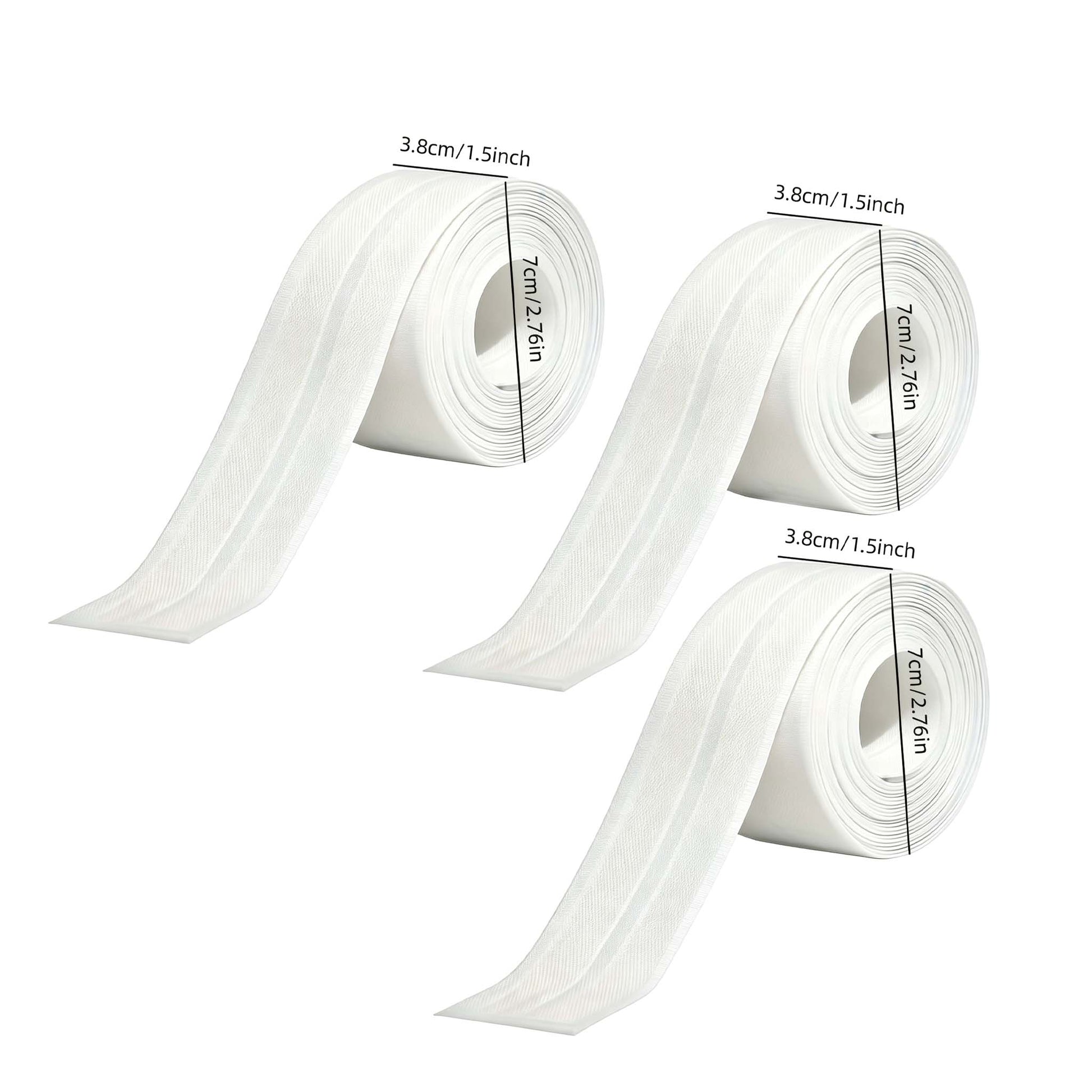 🚰 Self-Adhesive White Caulk Tape – PE Waterproof Sealant Strip, 5M Length, Strong Adhesion, Easy-to-Apply for Bathroom & Kitchen Edge Protection