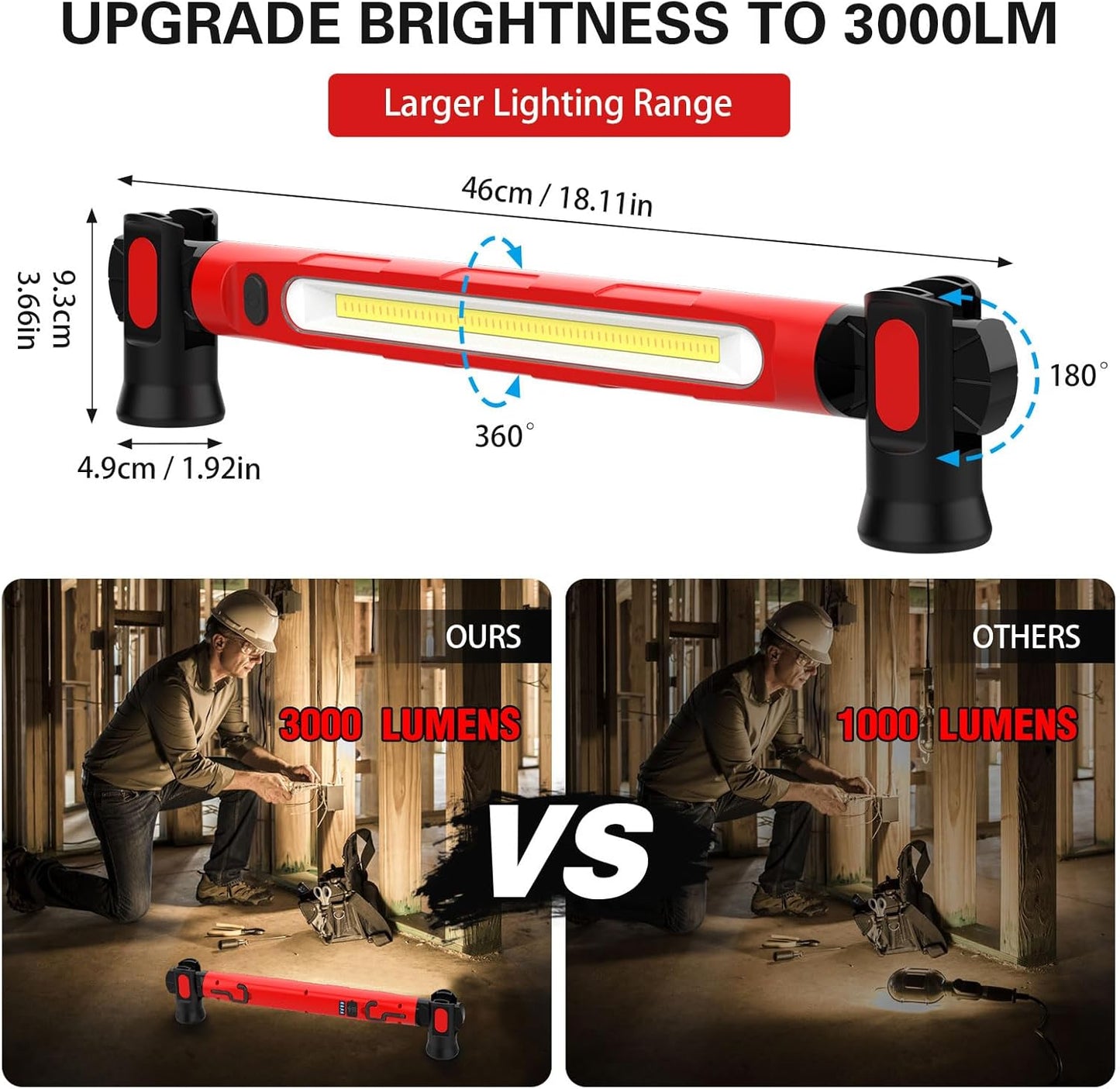 🔥Father's Day HOT SALE🔥Under Hood Work Light Bar