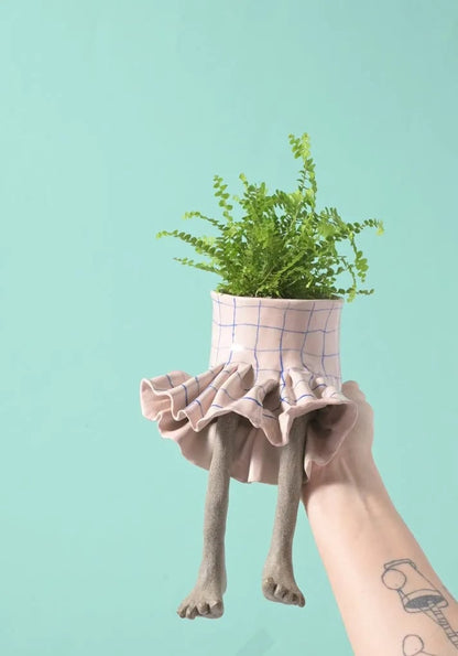 👖 The Hanging Legs Family Whimsical Hanging Legs Planter – Cute & Funny Home Decor