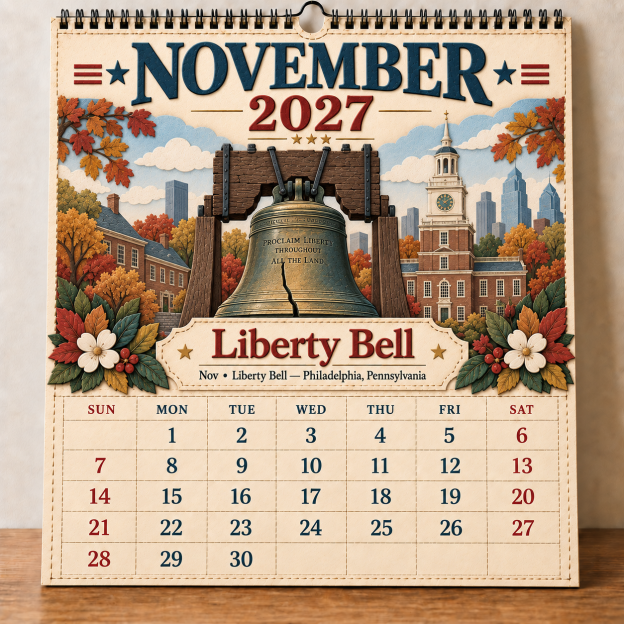 🗽 2027 America’s Iconic Landmarks Wall Calendar