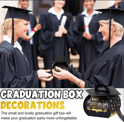 🔥🔥2026 Graduation Candy Box with Tassel Table Centerpieces-Graduation Cap Gift Boxes🎁