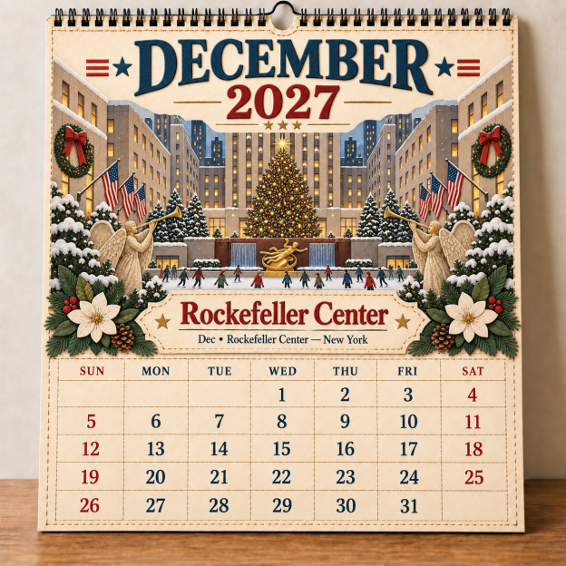 🗽 2027 America’s Iconic Landmarks Wall Calendar