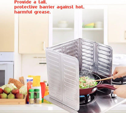 Kitchen Oil baffle Oil Splash Guard Cooking Frying Pan Oil Splatter Screen Cover Anti Splatter Guard Shield Kitchen Tool