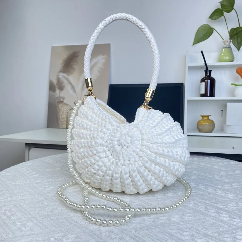 🔥Bohemia Crochet Handwoven Seashell Bag