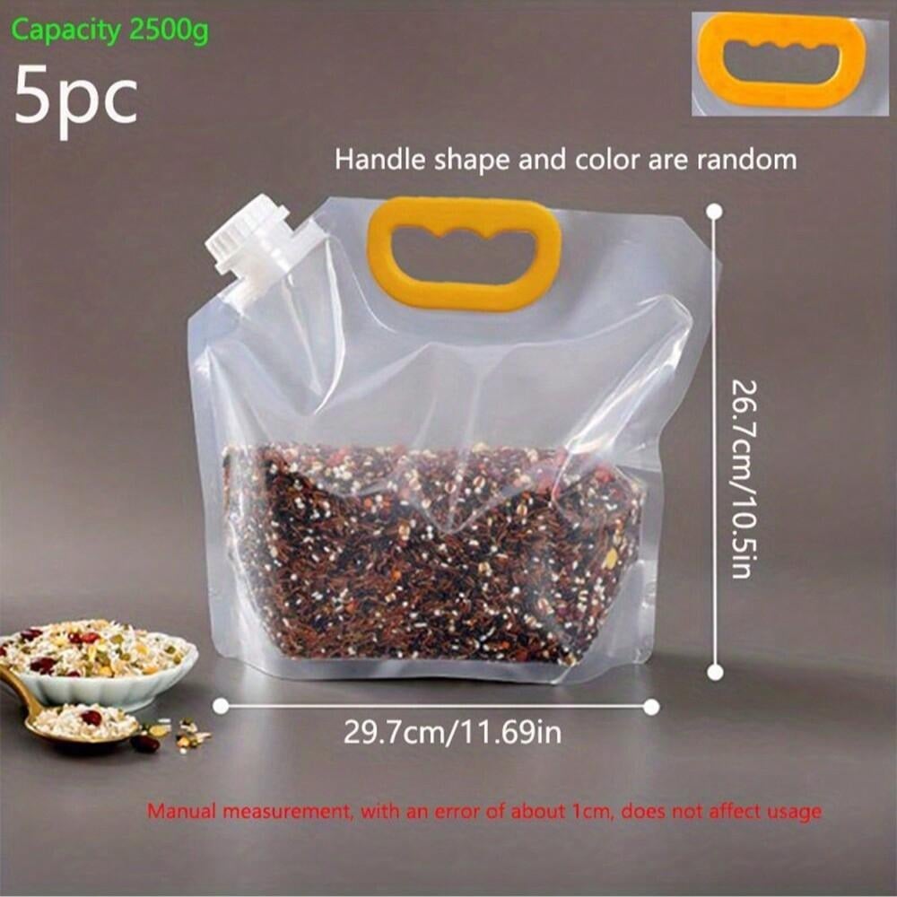 💕🌾 Airtight Grain Storage Bags with Handle
