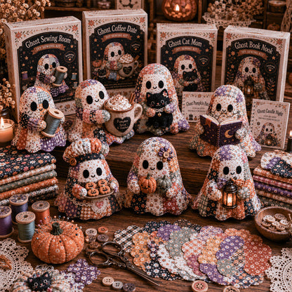 👻 Little Ghost’s Cozy Halloween DIY Patchwork Kit