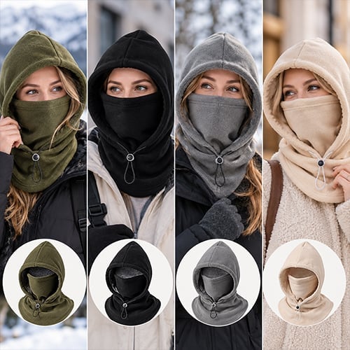 LAST DAY 49% OFF--Fleece Double Layer Integrated Hat(BUY 3 GET 1 FREE)