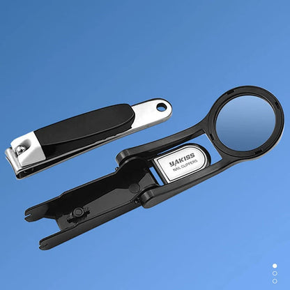 🔥Splash-Proof Nail Clipper with Magnifying Glass