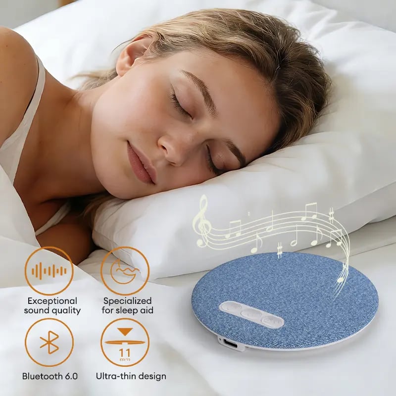S1 Ultra-Thin Bluetooth Pillow Speaker with Bluetooth 6.0