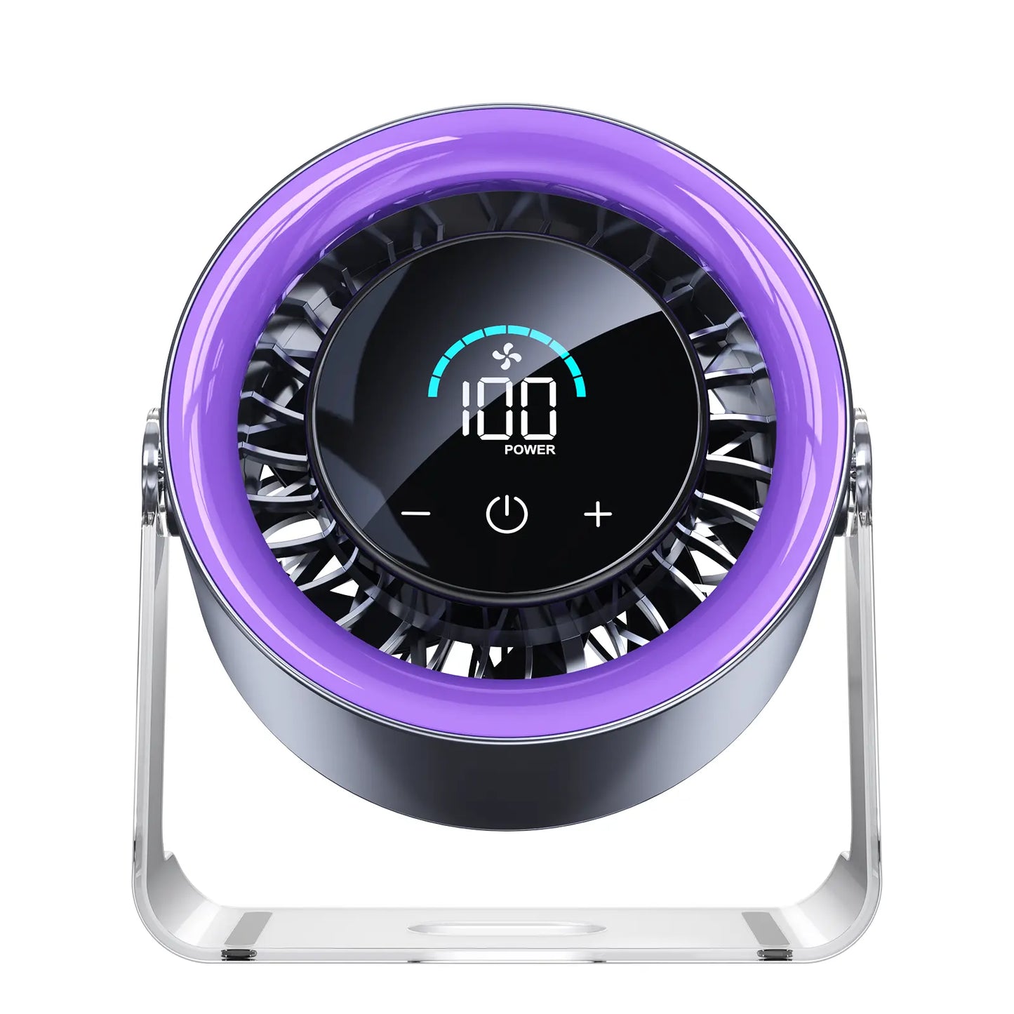 Digital Display Quiet Table Fan with Turbo Airflow