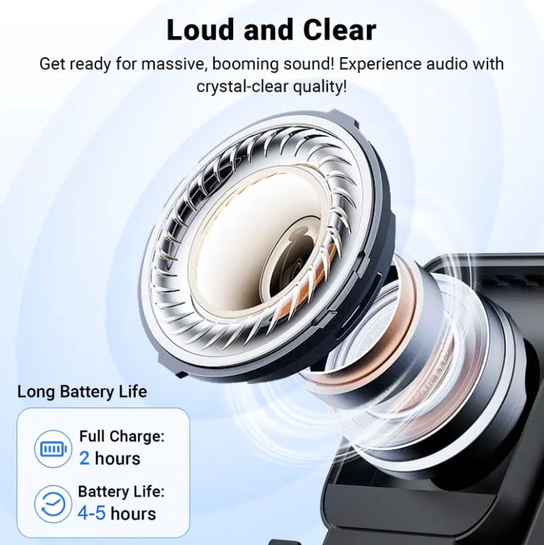 📱Wireless Induction Audio Speaker Stand, 5-in-1 Phone Stand, 1500mAh Rechargeable Emergency Power , 360° Adjustable Phone🔋
