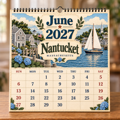 🧳 2027 Timeless American Destinations Wall Calendar
