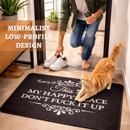 “This Is My Happy Place” Doormat