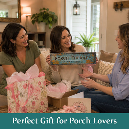 ✨Country-style "Porch Healing" Metal Sign