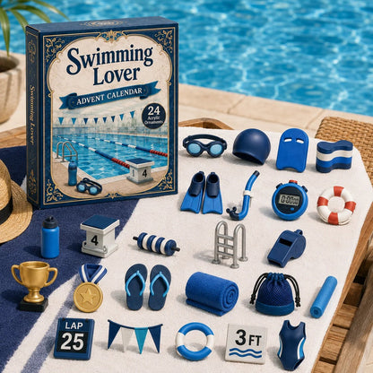 🏊‍♀️Swimming Lover 2D Advent Calendar 2026 – 24 Acrylic Charms