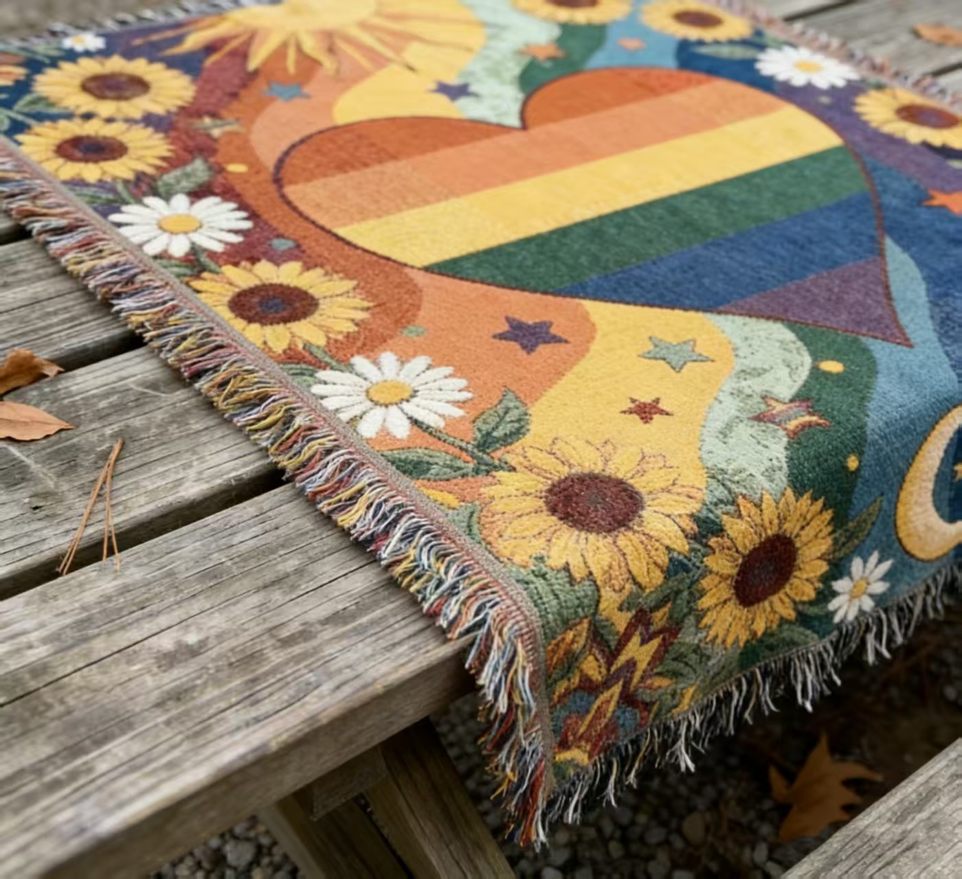 ☀LAST DAY SALE 50% OFF!!🏳️‍🌈Handmade Woven Pride Blanket | For Belonging, Visibility & Unapologetic Self-Expression